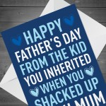 Stepdad Funny Fathers Day Card Fathers Day Card From The Kid