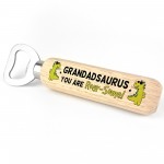 Fathers Day Gifts for Grandad ROARSOME Beer Bottle Opener Cute