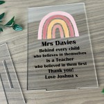 Personalised Teacher Gifts Thank You End Of School Nursery