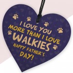 Fathers Day Funny Gifts From The Dog Wooden Heart Dog Dad Gifts