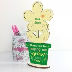 Personalised Thank You Grow Teacher Gifts Leaving Pre School