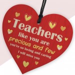 Teacher Gifts Wooden Heart Thank You Teacher Nursery Gifts