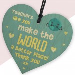 Teaching Gifts World A Better Place Thank You School Nursery