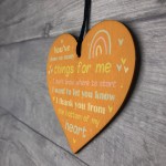 Special Thank You Friend Gift Heart Sign Teacher Mentor Gifts