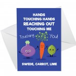 Swede Carrot Lime Sweet Funny Birthday Card Caroline Card