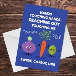 Swede Carrot Lime Sweet Funny Birthday Card Caroline Card