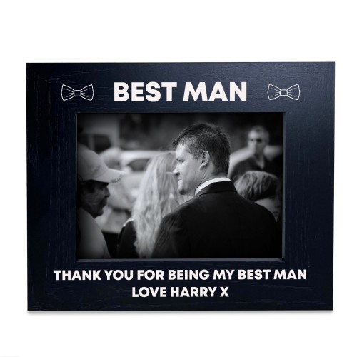 Thank You Gift For Best Man Photo Frame Personalised Best Man