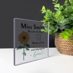 Thank You Teacher Gifts PERSONALISED Leaving Gifts For Assistant