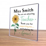 Thank You Teacher Gifts PERSONALISED School Leaving Gifts