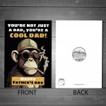 Funny Fathers Day Card For Dad From Daughter Son Funny Dad