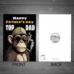 Top Dad Fathers Day Card Funny Novelty Joke Card For Dad