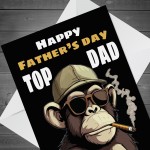 Top Dad Fathers Day Card Funny Novelty Joke Card For Dad