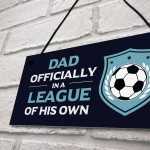 Dad Gift For Fathers Day Birthday Football Sign Novelty Gifts