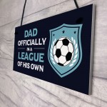 Dad Gift For Fathers Day Birthday Football Sign Novelty Gifts