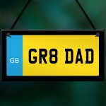 Dad Gift Novelty Number Plate Sign Fathers Day Birthday Gift