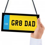 Dad Gift Novelty Number Plate Sign Fathers Day Birthday Gift