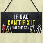 Dad Sign Hanging Shed Garage Sign DAD GIFT Fathers Day Birthday