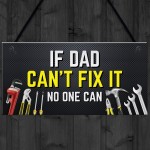 Dad Sign Hanging Shed Garage Sign DAD GIFT Fathers Day Birthday