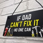 Dad Sign Hanging Shed Garage Sign DAD GIFT Fathers Day Birthday