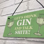 Funny Drink Gin Shabby Home Bar Sign Gin Sign Gin Gift Garden