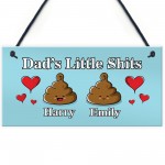 Personalised Funny Dad Sign Gift From Daughter Son Novelty