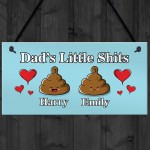 Personalised Funny Dad Sign Gift From Daughter Son Novelty