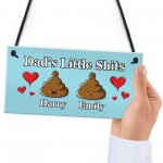 Personalised Funny Dad Sign Gift From Daughter Son Novelty