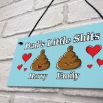 Personalised Funny Dad Sign Gift From Daughter Son Novelty