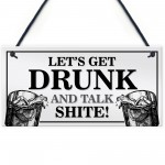 FUNNY Hanging Bar Sign Garden Signs Home Bar Sign Alcohol Gift