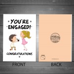 Your Engaged Engagement Card For Couple Daughter Son