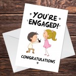 Your Engaged Engagement Card For Couple Daughter Son