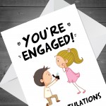 Your Engaged Engagement Card For Couple Daughter Son