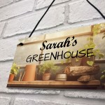 Greenhouse Sign Personalised Novelty Garden Shed Summerhouse