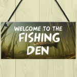 Fishing Den Sign Fishing Sign Fishing Accessories Shed Sign