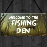 Fishing Den Sign Fishing Sign Fishing Accessories Shed Sign