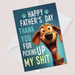 Funny Fathers Day Card From Dog Funny Dad Cards From Pet