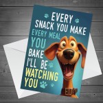 Funny Card From The Dog Birthday Card For Dog Lover Novelty