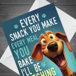 Funny Card From The Dog Birthday Card For Dog Lover Novelty