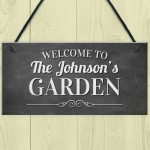 Personalised Shabby Chic Garden Signs For Outside Summerhouse