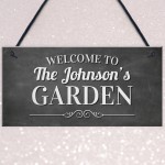 Personalised Shabby Chic Garden Signs For Outside Summerhouse