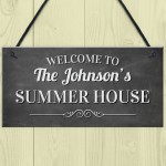 PERSONALISED Summerhouse Sign For Garden Outside Hanging