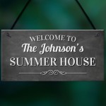 PERSONALISED Summerhouse Sign For Garden Outside Hanging