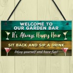 Colourful Garden Sign Home Bar Garden Signs And Plaques Funny