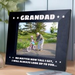 Novelty Gift For Grandad Black Photo Frame Grandad Christmas