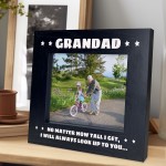 Novelty Gift For Grandad Black Photo Frame Grandad Christmas