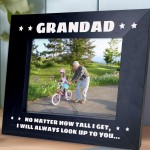 Novelty Gift For Grandad Black Photo Frame Grandad Christmas