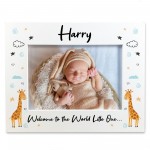 Personalised Baby Gift Photo Frame Welcome To The World