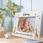 Personalised Baby Gift Photo Frame Welcome To The World