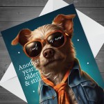 Funny Happy Birthday Card Dog Themed Greetings Card 