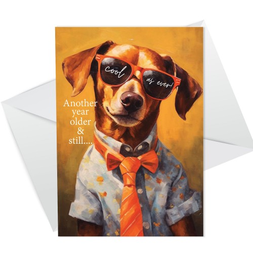 Funny Dog Themed Card Birthday Card For Dog Lover Card